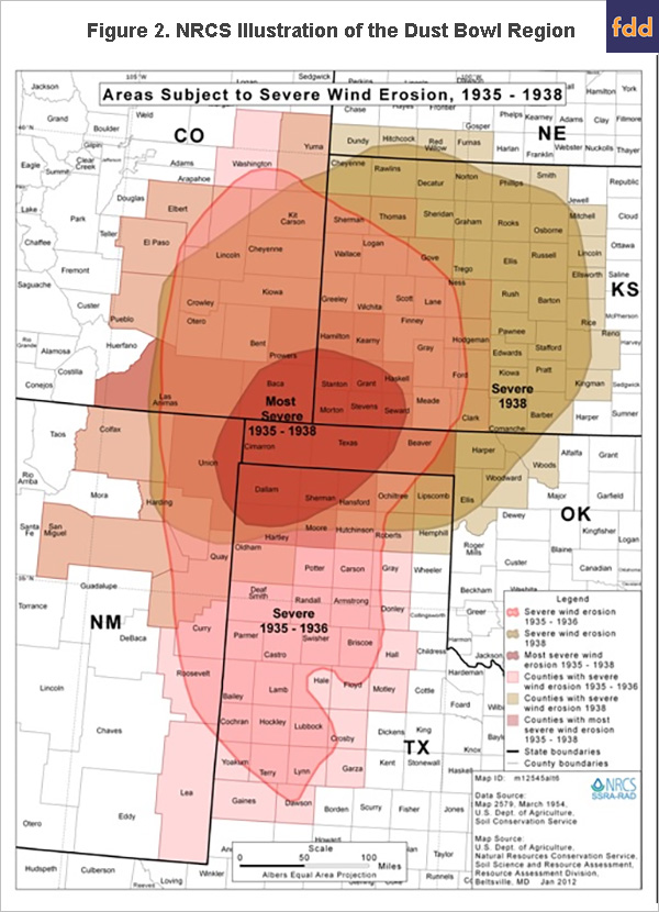 dust bowl map activity