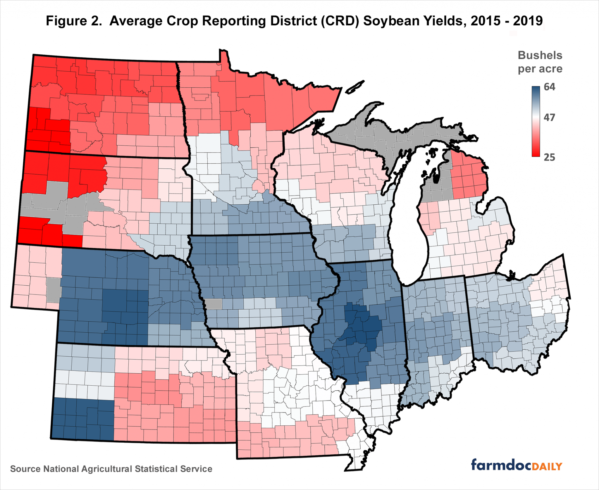 Average Corn and Soybean Yields Across the Midwest - farmdoc daily