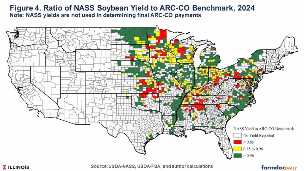 2024 NASS County Corn and Soybean Yields - farmdoc daily